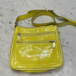 Yellow Cole Haan cross body bag